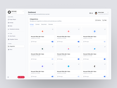 STAR SASS Integration dashboard dashboard ui design product design sass sass product ui