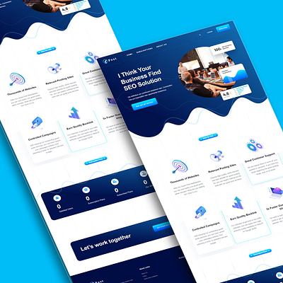 Modern SEO Services Website businesssolutions cleanui conversionfocused creativedesign digitalmarketing figmadesign landingpagedesign leadgeneration marketingagency modernui responsivedesign seoagency seowebsite uiux uiuxdesign uxstrategy webdesign websiteui