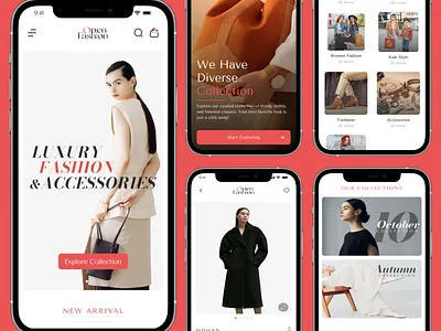 Modern Fashion Store App appdesign cleanui clothingapp design ecommerceapp fashionapp fashionbrand fashionstore fashionui figmadesign mobileappdesign modernui onlineshopping retailapp shoppingapp trendyapp ui uiux uiuxdesign uxinspiration