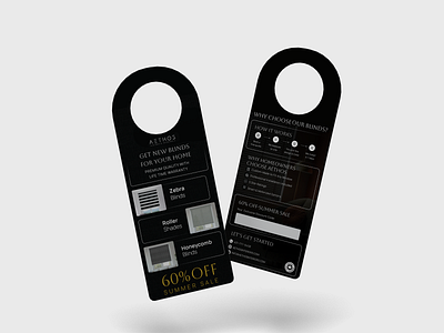 Door Hanger Design design graphic design illustration typography