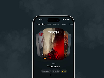 Movie Streaming Platform Mobile App Design: animation animation app design app interface application ui best ui interface animation mobile mobile app design mobile app ui mobile ui modern ui streaming mobile app streaming platform ui design ui ux ui ux design
