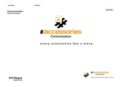 # accessories ( Hardware Company logo) branding graphic design hardware company logo logo