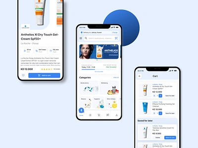 Sedalia Pharmacy Marketplace App cosmetics design ecommerce marketplace medical pharmacy ui ux