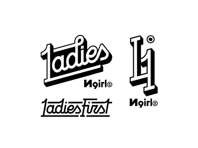 Ladies First T-shirt print branding brandits clothing fashion first girl glam logo minimal monogram print street wear type typography wear women