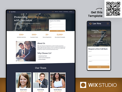 Law Firm - Wix Studio Website Template attorney civil law template corporate law website law consultancy website template law firm law firm template law firm website law professionals lawyer legal expert website legal services legal services website litigation website wix attorney wix law firm wix law template wix studio wix studio lawyer wix studio website wix studio website template