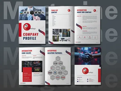 Company Profile Book book book design branding company profile design graphic design magazine magazine book profile profile design