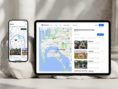 Real Estate mobile app | UI/UX android app apartment finder home rental app house hunting interface design ios app map integration mobile app mobile ui design modern mobile ui property listing app property search real estate real estate app real estate marketplace real estate technology saas uiux uiux design user flow