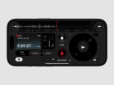 Voice Recorder 2025 app application concept design glass liquid liquidglass recorder recording sketch sound ui voice voicerecorder wave