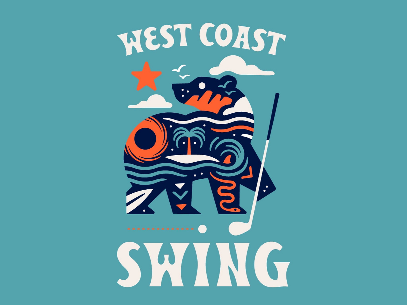 West Coast Swing by Jessie Maisonneuve on Dribbble