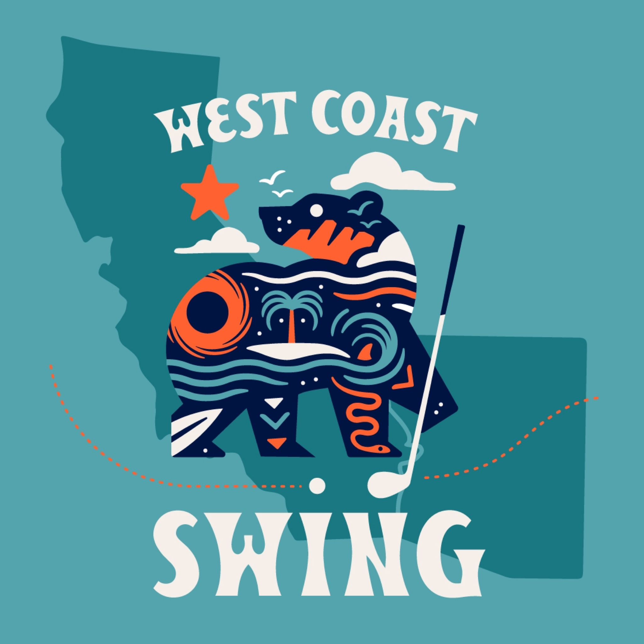 West Coast Swing by Jessie Maisonneuve on Dribbble