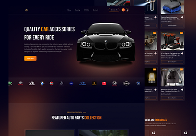 E-commerce Website-Parts Sale auto accessories automotive components car parts e commerce e commerce design e commerce shop e commerce website parts sale ecommerce landing page ecommerce website parts sale vehicle parts
