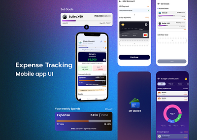Track, Plan, Thrive: A Sneak Peek at Smarter Spending. app branding design graphic design illustration logo typography ui ux vector