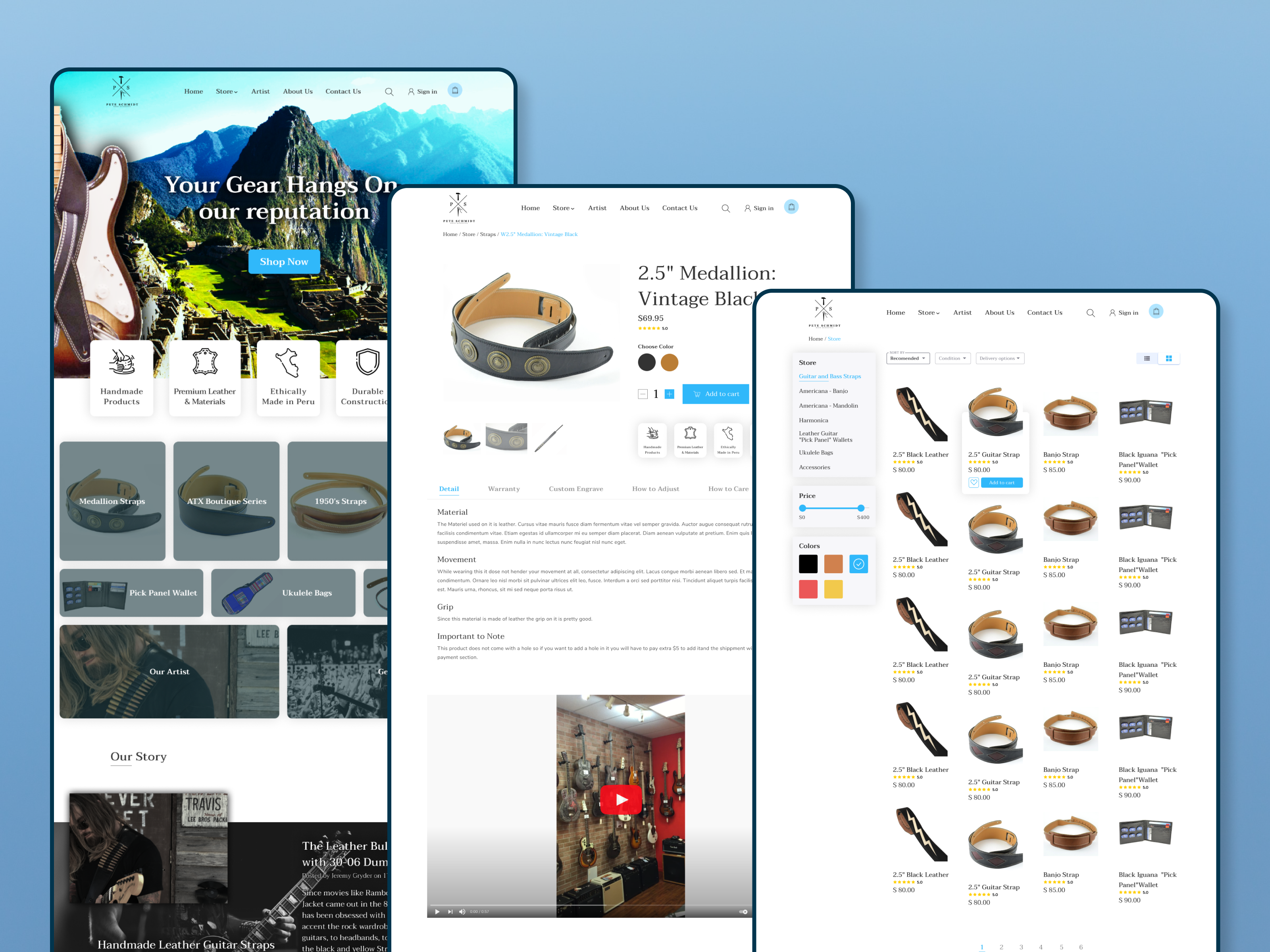 Example of Web Design + Development