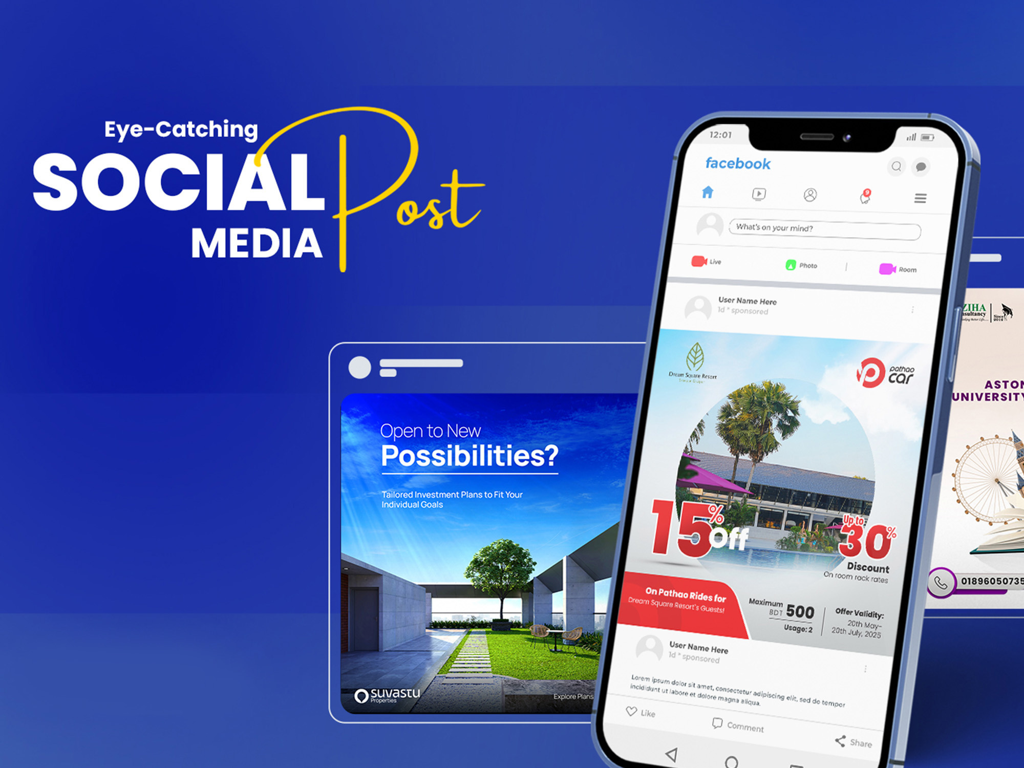 Example of Social Media Post, Meta Ads Design