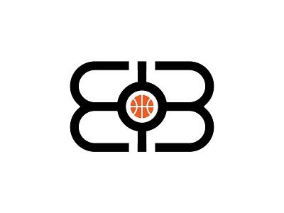 Brooklyn Bros Basketball Team (B+B) ball basket basketball brand designer branding graphic designer letter lettermark logo logo designer logo for sale logo maker logoground minimalism sport sport team stock logos typography
