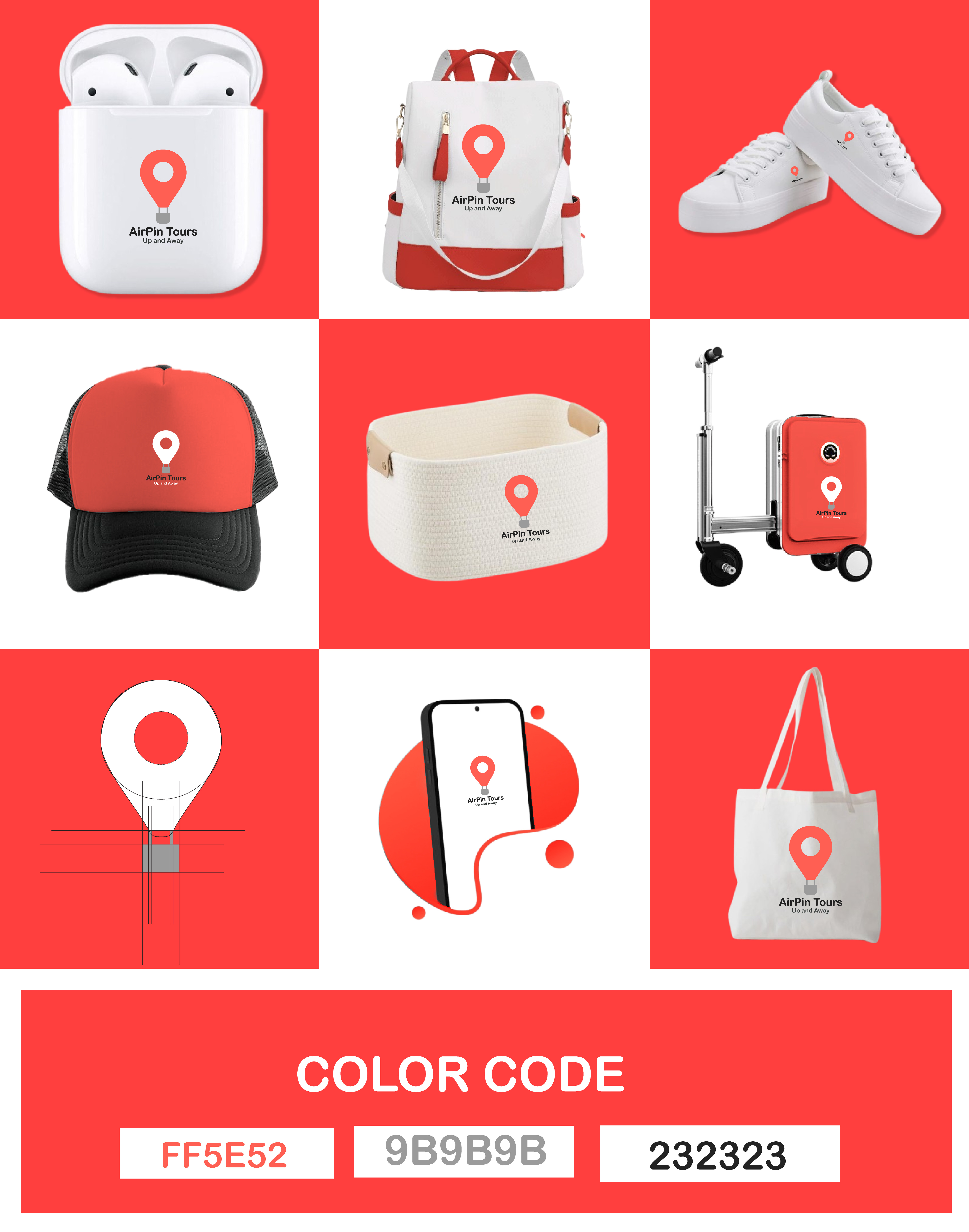 AirPin Tours – Travel Logo with Location Pin Concept agency branding business corporate creative design graphic design illustration logo minimalist modern logo tourism logo travel agency travel logo ui vector