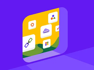 Illustration for SaaS platform agency art clean colors illustration illustrator photoshop platform saas visual