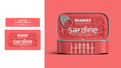 Brandex Sardine Can: Tomato Sauce Packaging