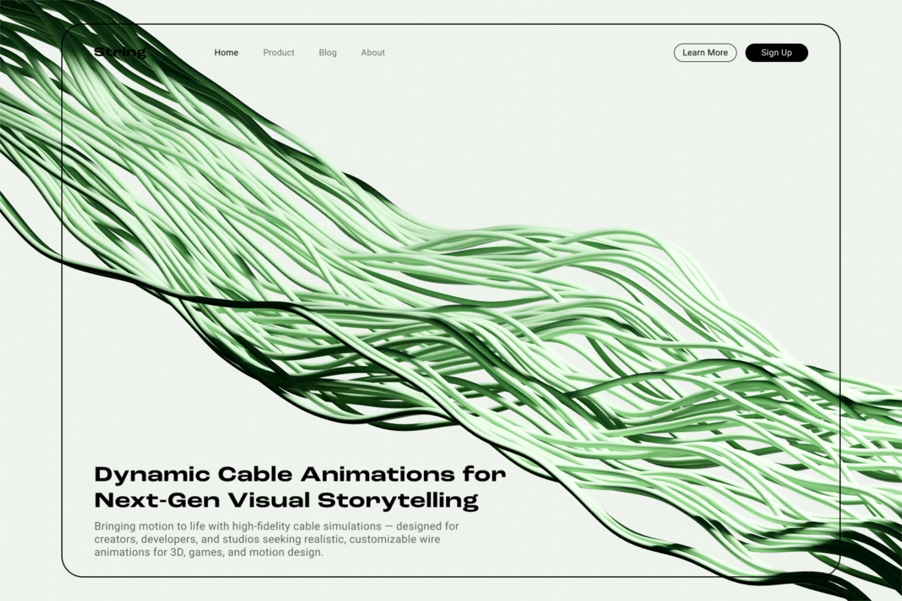 Example of 3D Animation For Visual Identity