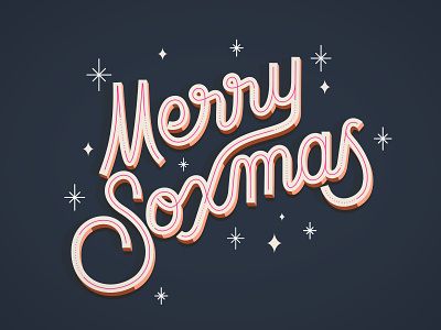Christmas Lettering for DillySocks christmas creative handlettering lettering lettermark typography vectorart vectordesign