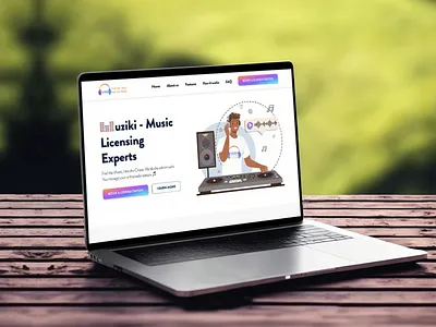 Music Licensing Website UI Design | Muziki Radio Compliance 3d adminservices animation b2bwebdesign complianceplatform figmaui graphic design legalui musiclicensing radioadmin servicewebsite ui uiuxdesign webui