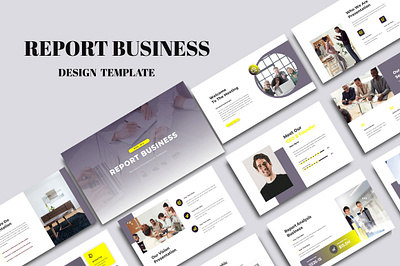Report Business Persentation branding slides google