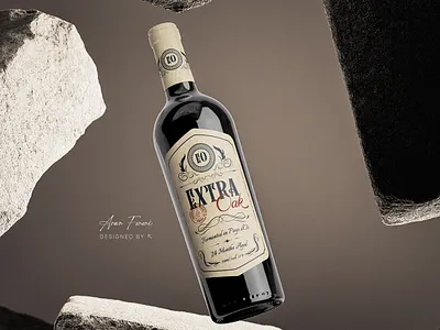 Vintage Wine Label Design 🍷 branding classic wine design graphic design label luxury label design luxury wine minimal modern packaging vintage label vintage wine vintage wine label design wine wine label wine label design wine label designer