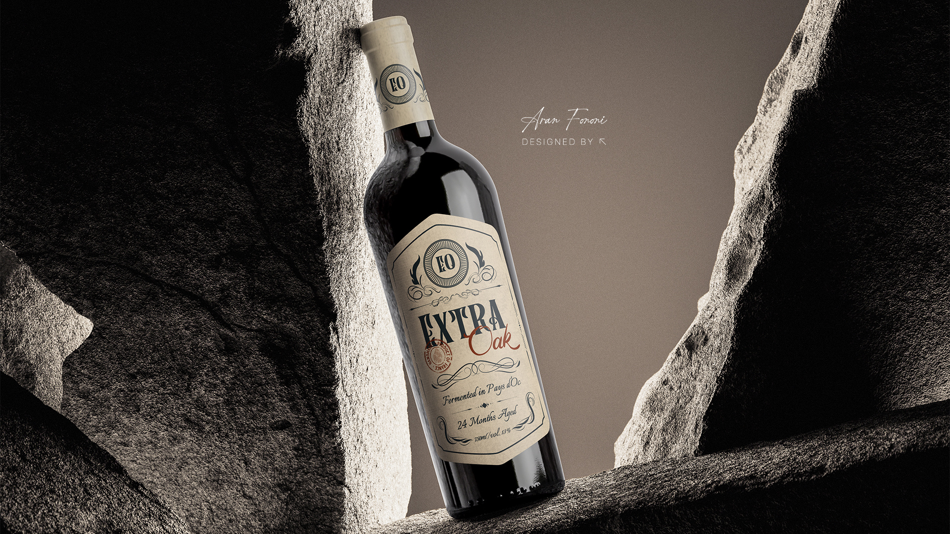 Example of Product Label Design—Custom& Print Ready