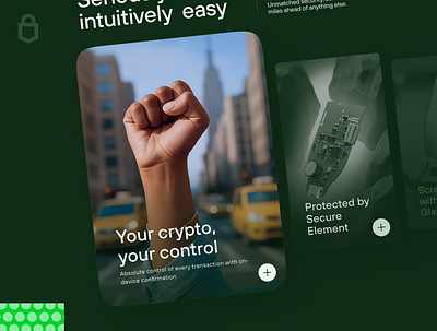 Crypto Wallet Product Page prototype ui webdesign website