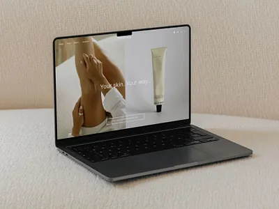 Beauty therapist website beauty branding skincare ui website design