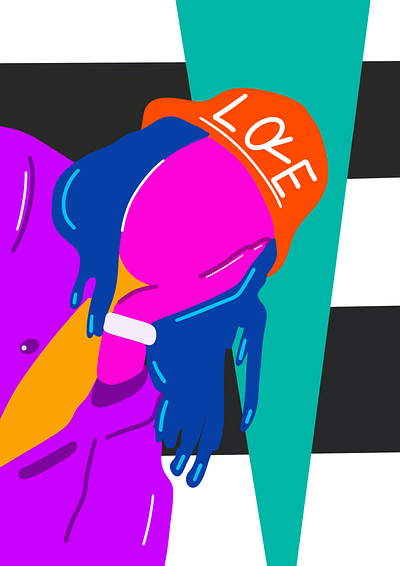 LOVE art artist artposter artprint artwork color colorful designer digital digitalart digitaldrawing graphic design graphicdesign illustration illustrator