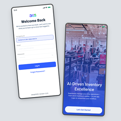 Login Screen - Mobile Design ui