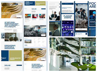 Sharjah Tech Park — Website blue design free zone graphic design logo sharjah spark srti park srtip tech park technology uae ui web web design website