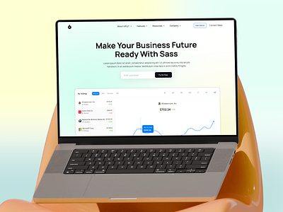 SaaS Landing Page animation b2b b2c dashboard design agency fintech framer landing page design marketing no code product design reflex studio saas design agency saas platform saas website design ui web 3 webflow