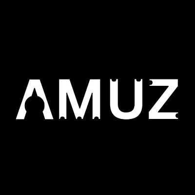 AMUZ TYPO LOGO branding graphic design logo typography