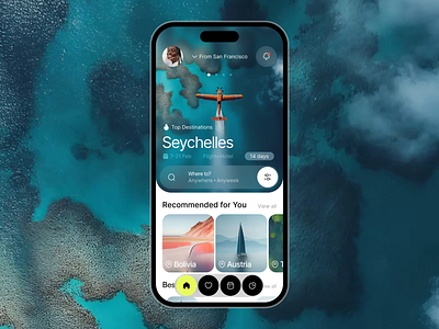 🌎 Mobile app design for the travel manager app | Hyperactive app design application colors concept creative design hyperactive ios ios design mobile mobile app mobile design product design saas travelling trips ui user experience user interface ux