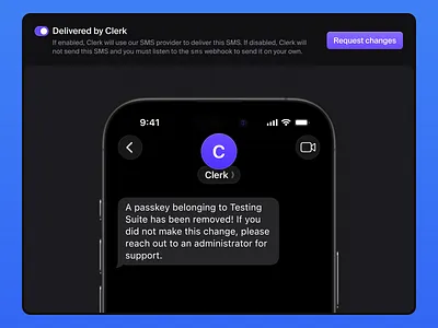 SMS Customization dashboard product design software design ui