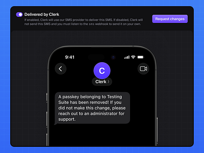 SMS Customization dashboard product design software design ui