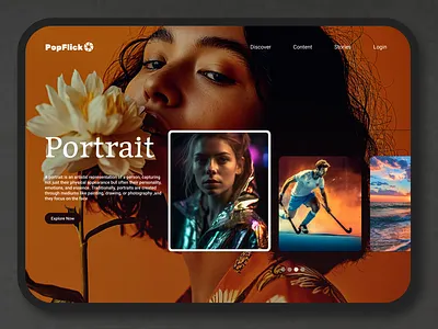 Explore Pixels – Photo Showcase Web Design modernwebdesign