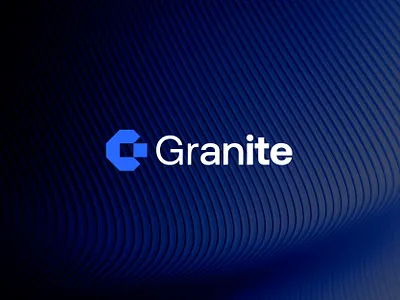 Granite – Fintech Brand Identity block chain design finance fintech granite icon logo mark symbol