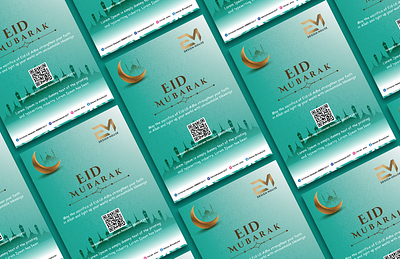 Eid Mubarak Flyer advertising brand identity branding eid eid mubarak flyer flyer design graphic design liflet design magazine print