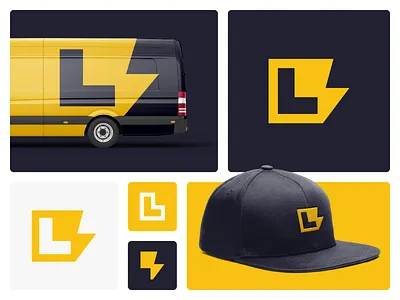 Lightning Bolt logo bolt brand identity branding l letter l monogram lightning bolt lightning logo logo logo design monogram