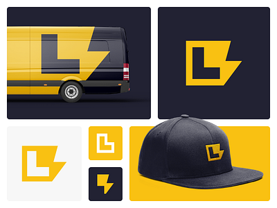 Lightning Bolt logo bolt brand identity branding l letter l monogram lightning bolt lightning logo logo logo design monogram