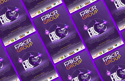 Eid Flyer Design banner design book branding design eid eid greetings eid mubarak flyer design graphic design illustration magazine print material