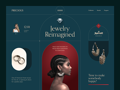 Precious Web Site Design: Landing Page / Home Page UI design home home page homepage landing landing page landingpage site uidesign uiux userinterface uxui web design web page web site webdesign webpage website