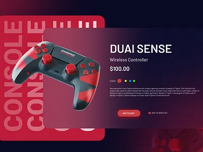 Console Landing page branding graphic design ui