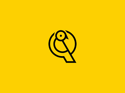 Letter Q+Brid Logo ! amazing q logo brid icon logo brid logo creative q logo minimal q logo q icon logo q letter logo q logo q logo design qbrid logo simple q logo
