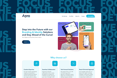 Apro IT Solutions | IT Services & Solutions | Landing Page apro it it company it service company it services landing page landing page design service landing page ui ui design web development company