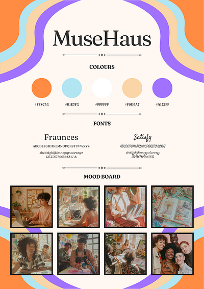 musehaus brand style guide branding design graphic design