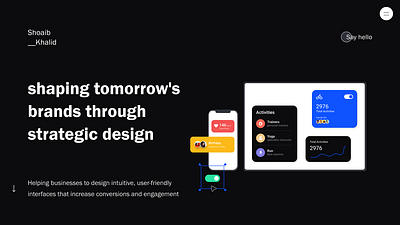Personal Portfolio branding digitaldesign graphicdesign interactiondesign motiondesign productdesign uidesign uxdesign webdesign